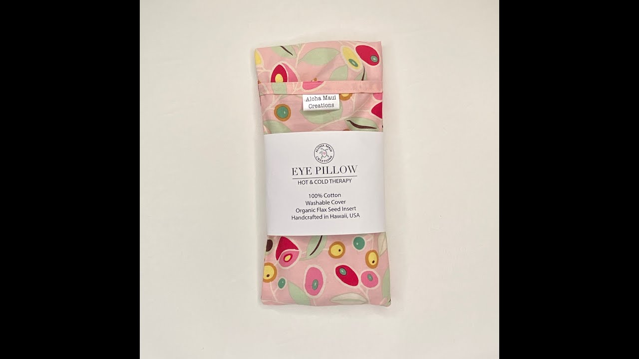 Eye Pillow Flaxseed Warm Cool Therapy