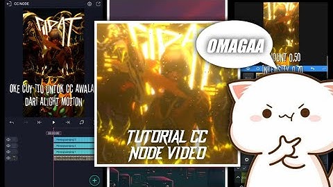 TUTORIAL CC GLOW NODE VIDEO💥+ EFEK RAIN DROPS MUDAH SIMPEL😈🤙