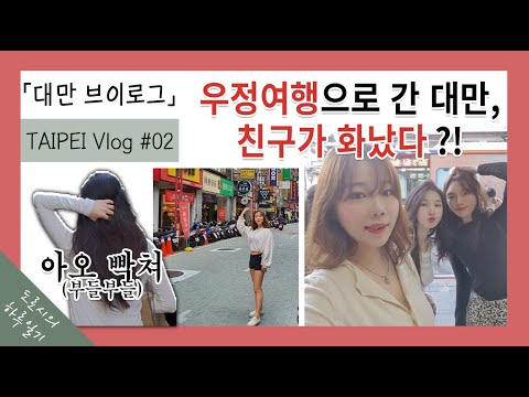 【하루일기】 코찔찔이 여자 셋의 대만 브이로그 #02 | 대만으로 우정여행가서 친구가 화났다?! 왜?? ; 갤럭시 노트 10 플러스로 찍은 여행 브이로그