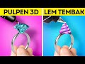 LEM TEMBAK vs PULPEN 3D || Ide Kreatif DIY dan Kiat Keren