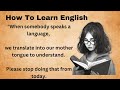 How to learn english  learn english through story  graded reader  improve your english skills