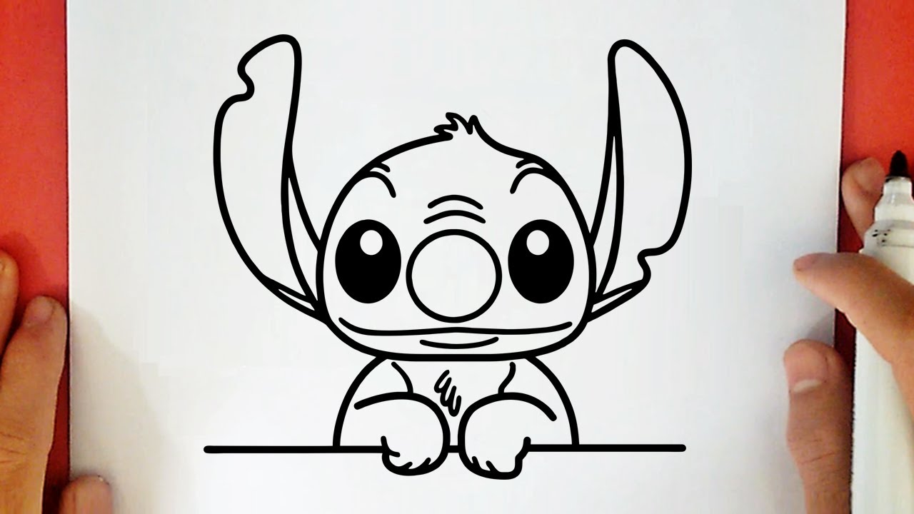 Desenhos de Stitch - Como desenhar Stitch passo a passo