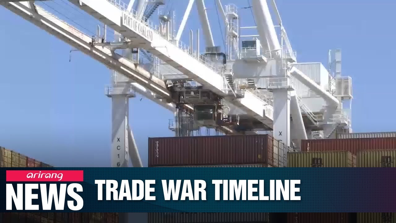 Timeline of the trade conflict between U.S. and China