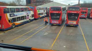 (Bus Heaven) Tour around the depot ASMR #ashtonbusdepot