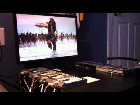 Hes A Pirate on eight floppy drives