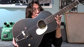 Unboxing & Demoing Rubber Bridge Guitar - Orangewood Juniper