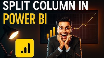 Part 52: Split Column in Power Bi | Power Bi Tutorials For Beginners #powerbideveloper #powerbi