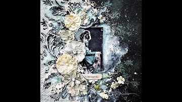 Mixed Media Layout - AB Studio Papers - By Sharon Ziv