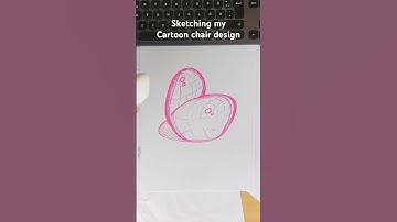 drawing practice by sketching my cartoon chair design ;) #sketching #designsketch #industrialdesign