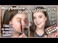The BEST PALETTE at the drugstore?! | Maybelline Nudes of New York review!