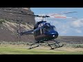 EXTREME CLOSE UP, Medical Helicopter Takeoff from golf corse🚁⛳️