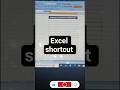 Excel shortcut for merge cells #excel #yt #exceltips #excelshortcuts