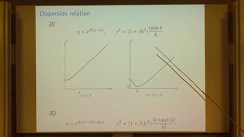 NWW | Dr. Erik Wahlén | Three-Dimensional solitary water waves