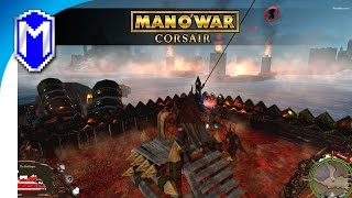 Trying To Attack The Last Kislev Stronghold - Warhammer Man O' War: Corsair Chaos Gameplay Part 3