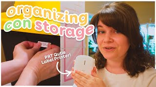 [ CON CRUNCH VLOG ] Using the PRT Qutie Label Printer to Organize Con Storage!