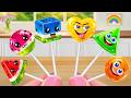 Rainbow Jelly Recipe 🌳 Wonderful Mini Rainbow Jelly Sweets 🌳 Mini Cake Wonderland