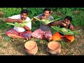 New Style Country Murga Handi in Clay Pot | Village Style Cook Deshi Chicken & Eating with Rice