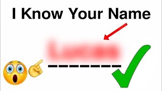 Download Lagu I will Show Your Name In This Video! (Real) 🤯 MP3