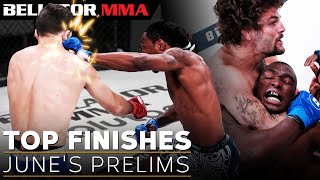 10-Second KO?! TOP 5 Finishes from Bellator June Prelims | Bellator MMA screenshot 1