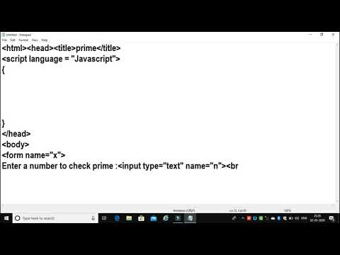 Check Entered Number is Prime or not Hindi part 2
