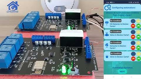 4CR4S cHome avec detecteur et des automatisations