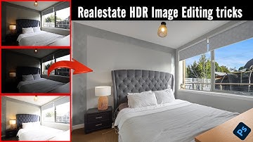 Realestate HDR photo editing highend editing in photoshop | recent 2024