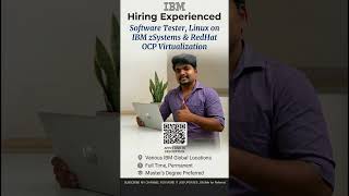 🚀 Hiring Alert | Join the IBM Team 💻☁️