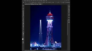 How to Light line effect in Photoshop Short #20