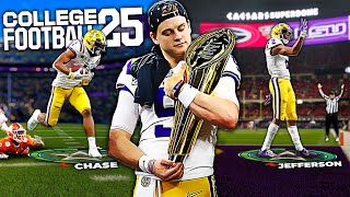 2019 LSU, But Its College Football 25! (Full Movie)