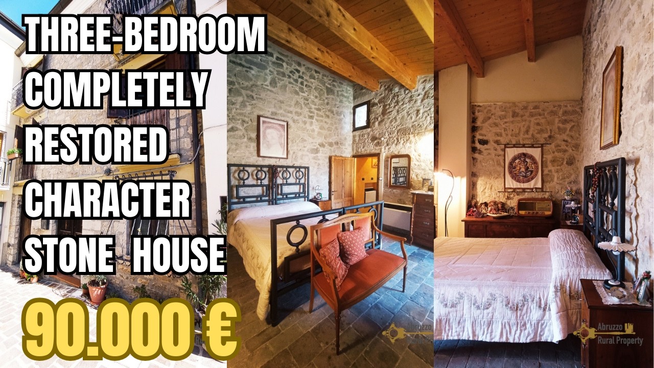 Beautiful three-bedroom character town house completely restored. Guilmi