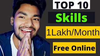 Top 10 Free Skills of 2022 Learn Online | Earn 1lakh/month