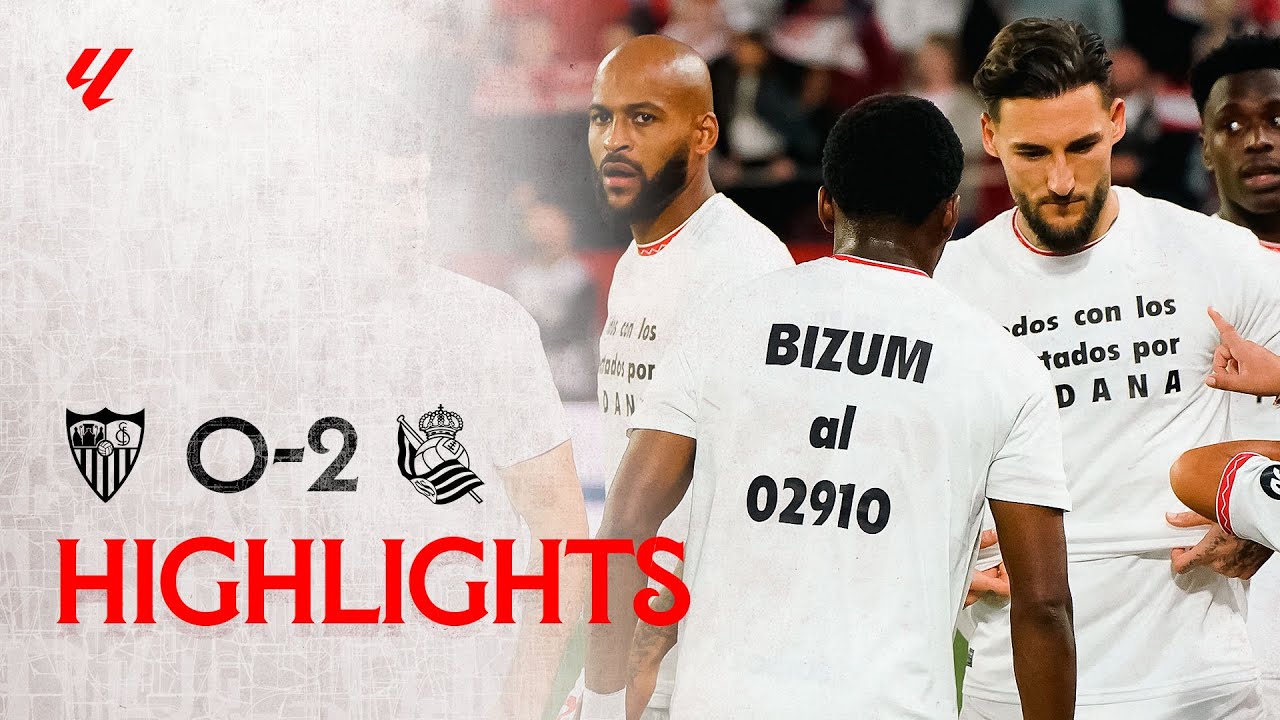 Sevilla FC vs Real Sociedad (0-2) LALIGA | Resumen - YouTube