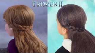 Peinado Coronacion Princesa Anna Sin Extensiones  Annas Coronation  Hairstyle  Disney  Dailymotion Video