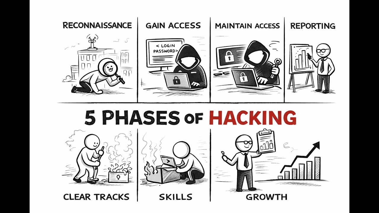 Before You Hack: Know These 5 Phases First !!! - YouTube