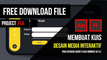 Tutorial Membuat Kuis pada Aplikasi Adobe Flash CS6 AS 3.0 | Desain Media Interaktif