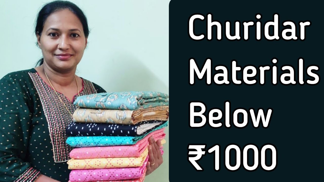 chudithar material below 1000