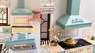 DIY Miniature Range Hood with Functional Lighting and Fan / Miniature Kitchen ( part 5 )