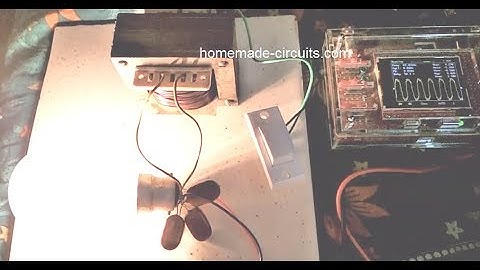 Simple Arduino Pure Sinewave Inverter Circuit