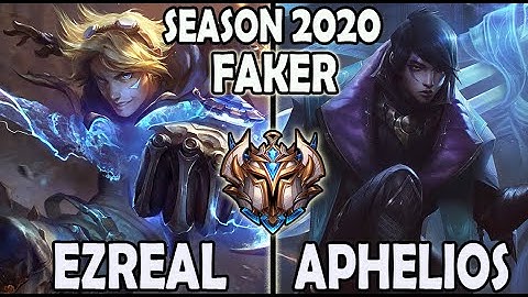 Faker Ezreal vs Aphelios ADC - Lol Challenger Korea