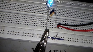 using buzzer and led as frequency source!!!