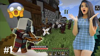 Biggest Fight with The Pillagers In MINECRAFT [FaceCam] Found Big Village