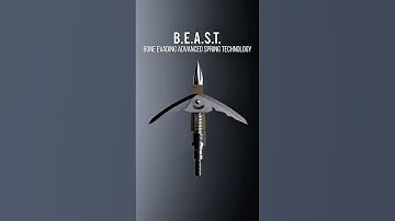 World’s Deadliest Broadhead 🤯 How BEAST’S work & function #beastbroadheads #archery #animation