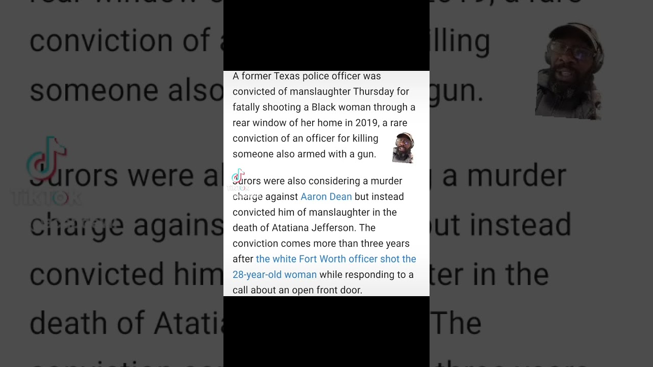 ⁣Cop who murdered Atatiana Jefferson has been convicted. #atatianajefferson #shorts #texas #fba #ftp