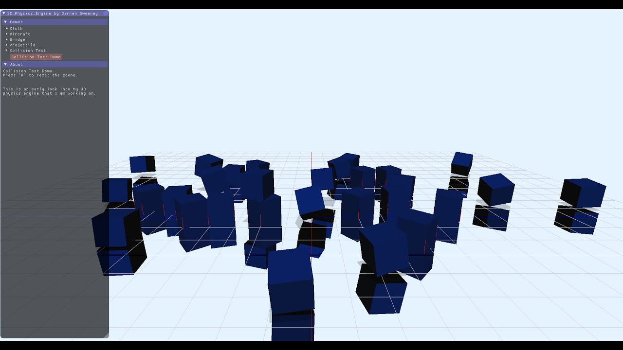 3D Physics Engine - YouTube