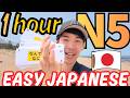 1 Hour Easy Japanese Listening 🇯🇵 | Learn N5 Grammar Naturally