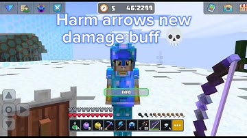 Harm arrows damage is insane 💀 (Planet Craft/Planet of Cubes)