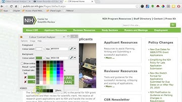 PC - Selecting Accessible Colors