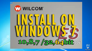 how to Install Wilcom  Es2006 On Windows 7 64bit Single video