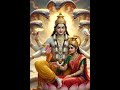 Lord vishnu with lakshmi blessings| vaikunta with Shri lakshmi &amp; Narayana on adi shesha #divine
