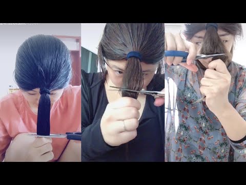 [抖音] Hot Trend Cut Hair On Tik Tok China | Hot Trend Tik Tok China